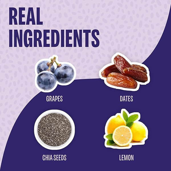 CHIA SMASH GRAPE JAM | LOW-CALORIE, NO SUGAR ADDED KETO JAM WITH UPCYCLED FRUIT & CHIA SEEDS | VEGAN, PALEO SUPERFOOD FRUIT SPREAD (1 JAR)
