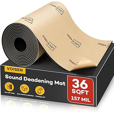 Siless Alfobrilla De Aortiguación De Sonido Para Autoóvil De 30 Pies