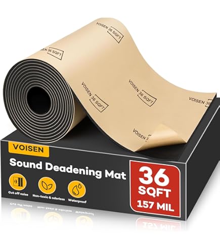 Amazon.com: AggSound Sound Deadening Mat 1/4inch(7 mm) 107sqft