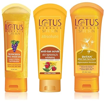 lotus de tan face wash