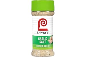 LAWRY'S Lawry’s Garlic Salt, Coarse Ground with Parsley, No MSG Added, Kosher Certified, Flavorful Salt for Chicken, Pork & Steak, 11 oz