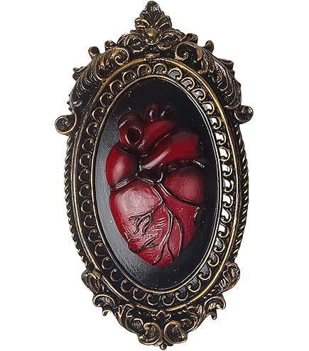 アンティーク スカル ホーン フレーム 英国 Amazon.com: Ornate Oval Victorian Baroque Black, Gold and Bone