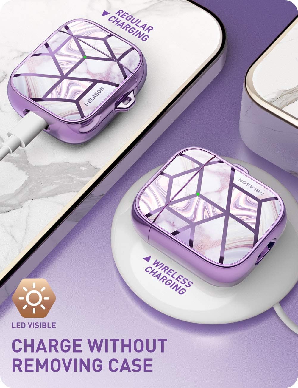 i-Blason Cosmo Protective Case for Apple Air Pods 1/2, Ameth - Image 4