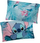 Jay Franco Disney Lilo & Stitch Floral 100% Cotton Double Duvet Cover Set view 4