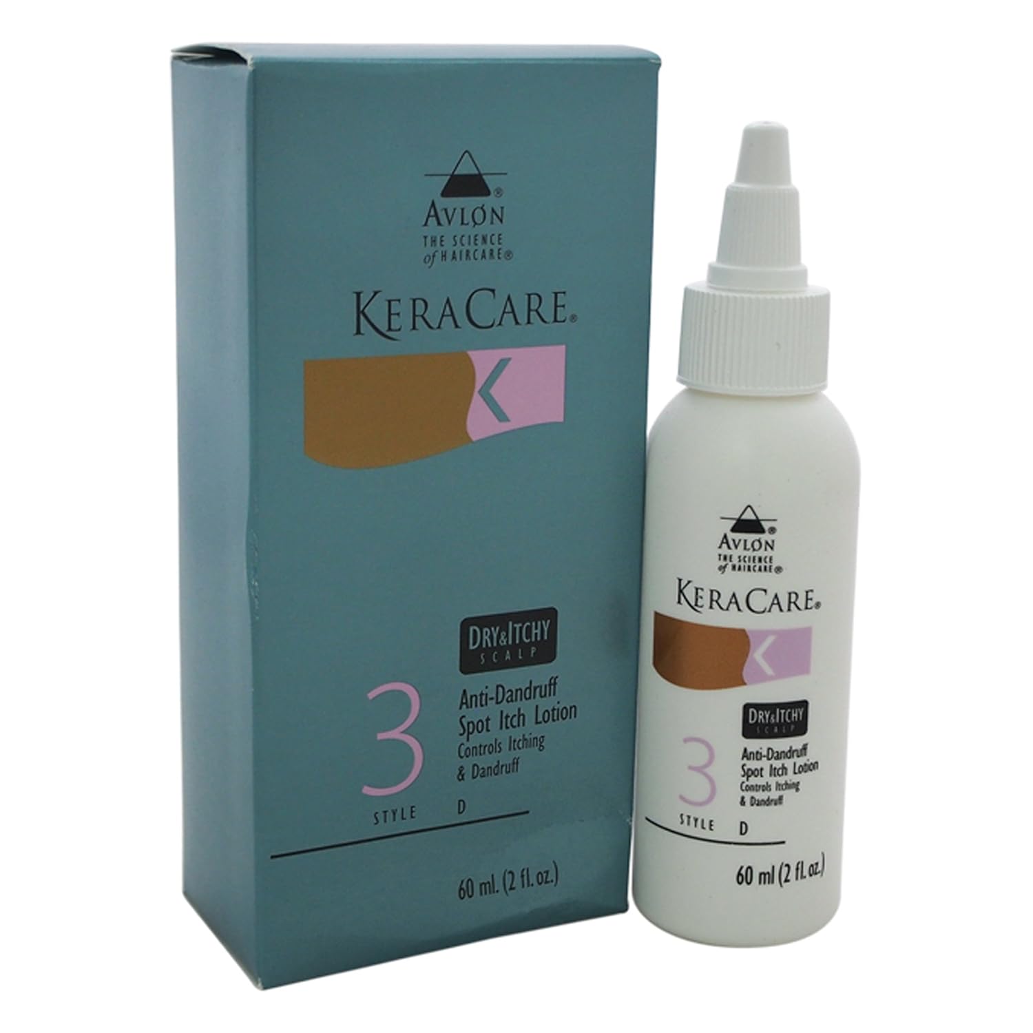 AVLON Keracare Dry & Itchy Scalp Anti-Dandruff Spot Itch Lotion, 2 Ounce