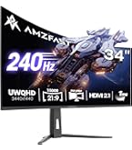Amazon.com: Amzfast 34 Inch Curved Monitor 200Hz UWQHD (3440x1440