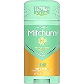Mitchum Women Invisible Solid Antiperspirant Deodorant, Pure Fresh, 2.7 oz | Women's antiperspirant &amp; deodrant delivers 48-hour odor protection after only one application. Pure Fresh scent.