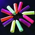 Amazon.com: Feifeiya 12 Pcs 6 Color Glow in the Dark Chalk UV Neon ...