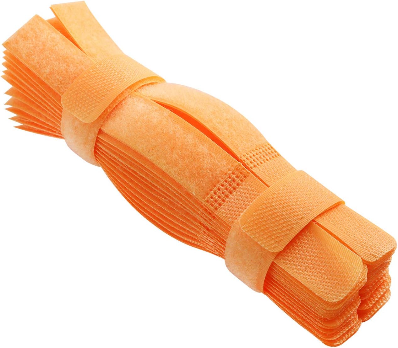 Spofit 7 Inch Cable Ties 50pcs Fastening Cable Straps Wire Organizer Cable Management (Orange)