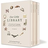 Our Little Library Vol. 2: First 100 Words Board Book Box Set, including Ocean Animals, Safari Animals, Food and Drink, Clothes, and Around the House (Tabitha Paige Children's Book Series)