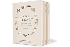 Our Little Library Vol. 2: First 100 Words Board Book Box Set, including Ocean Animals, Safari Animals, Food and Drink, Clothes, and Around the House (Tabitha Paige Children's Book Series)