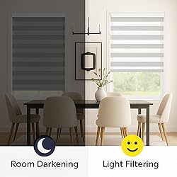 ShadesU Cordless Zebra Blinds for Indoor Windows