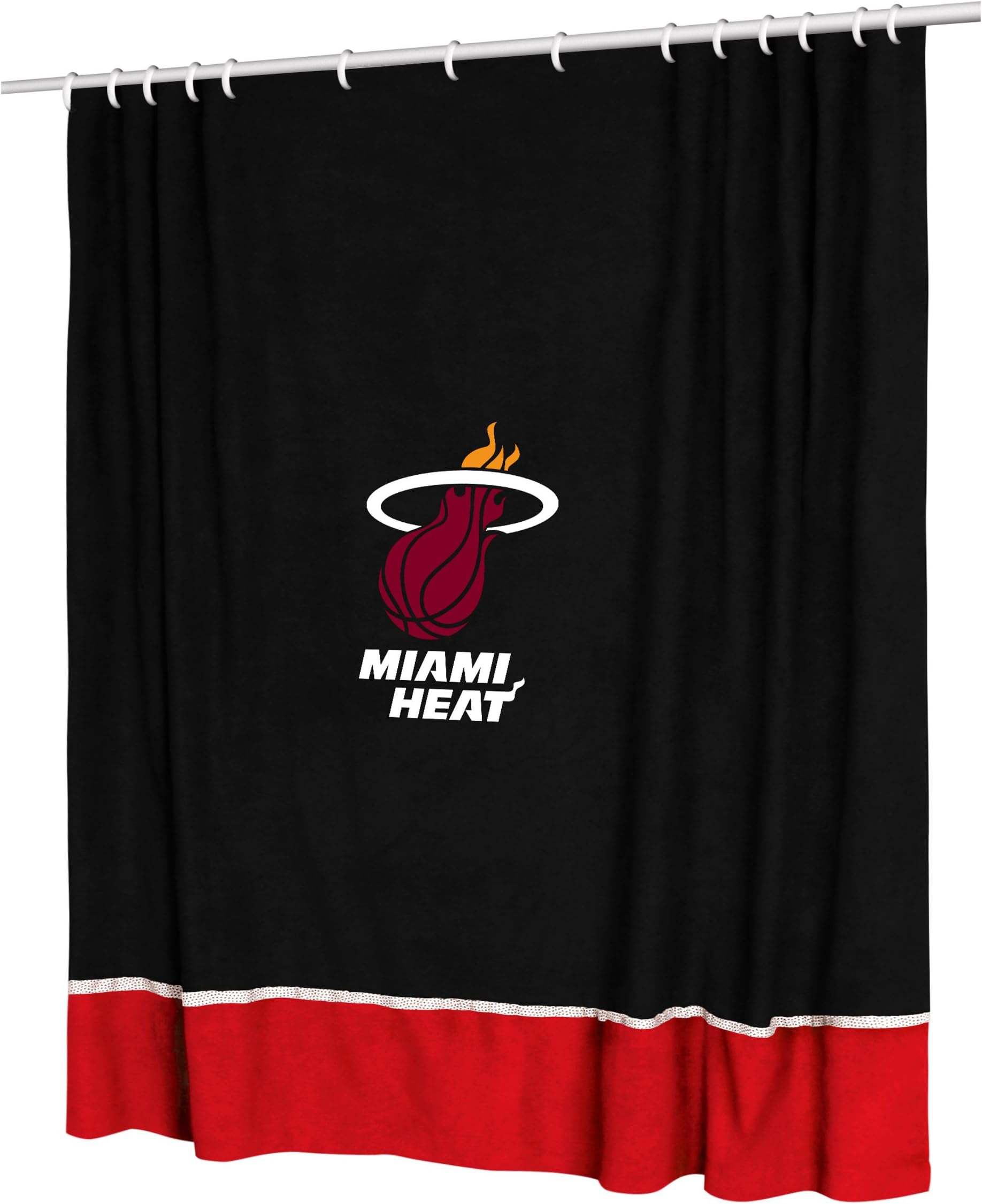 Nba Miami Heat Sidelines Shower Curtain Heat