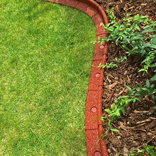 Flexiborder - Bordillo flexible de jardín para césped, resistente ...