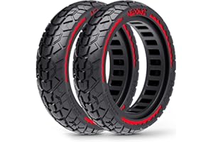 BABEJIA 2-Pack 50/75-6.1 Scooter Tires Tubeless, Upgrade Your Ride with 8.5x2 Airless Off-Road Tires, 8 1/2 x2 Replacement Tyres Compatible with Gotrax GXL V2/XR/APEX, Hiboy S2, etc, Puncture-proof
