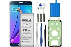 BEBAT Replacement Battery for Samsung Galaxy Note 8,5150mAh High Capacity Lithium Polymer Battery for Samsung Galaxy Note 8 SM-N950 N950T N950A N950P N950V N950R4 N950F with Repair Tool Kits