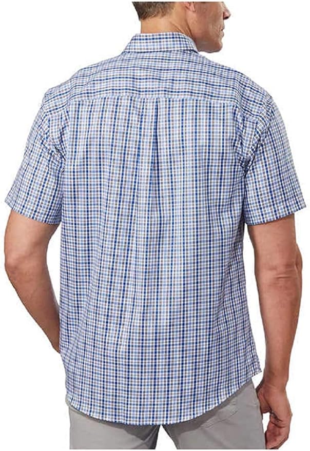 Kirkland Signature Men's Short Sleeve Sport Shirt Clothing