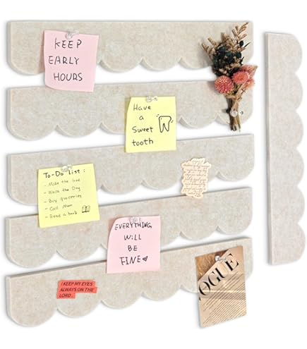 thumbnail image 2 of Felt Pin Board Bar Strips Bulletin Board Tiles For Wall 2 of 13