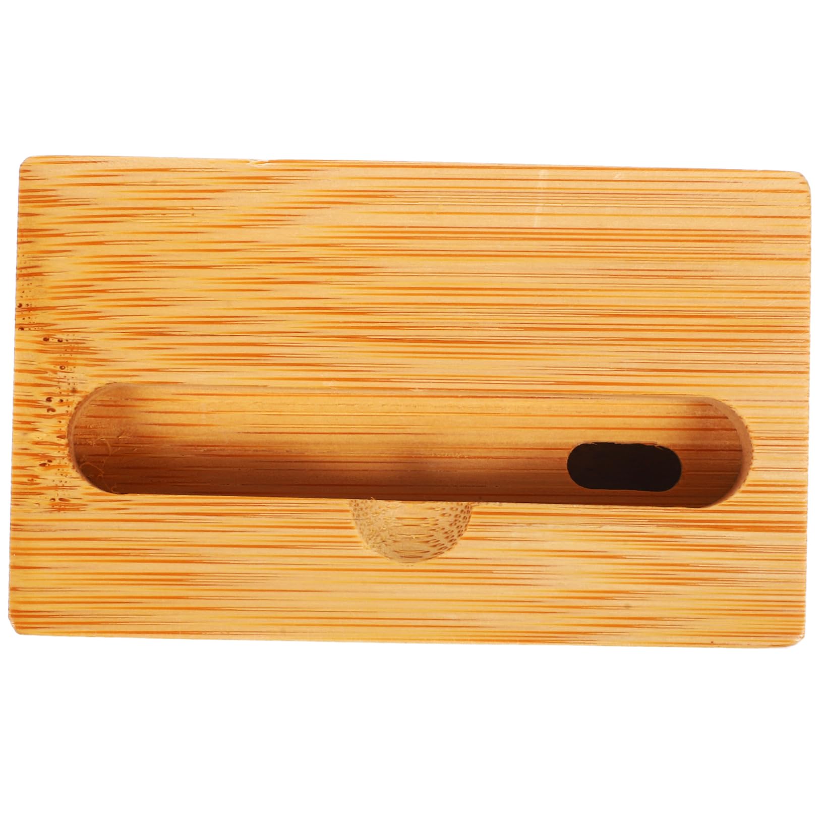 TOYANDONA Wood Phone Holder with Sound Amplifier Bamboo Desktop Mobile Phone Holder Eco Cellphone Bracket Cradle for Watching Video Desk Organization