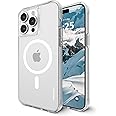 Pelican Ranger Series - iPhone 15 Pro Max Case 6.7" [Compatible with MagSafe] [Anti-Yellow] Magnetic Phone Case with Anti-Scratch Tech [12ft MIL-Grade Drop Protection] Cover for 15 Pro Max - Clear