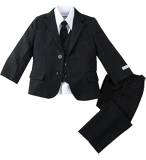 baby boy black suit set