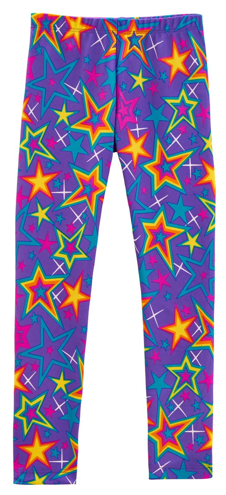 City Threads Girls Leggings Metallic Mermaid Print
