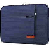 Lacdo 15-15.6 Inch Laptop Sleeve Case for Acer HP Lenovo Dell ASUS Laptop, Acer Aspire 15, HP Pavilion/Envy 15, Dell Inspiron/Latitude 15, Lenovo IdeaPad 15, ASUS ZenBook 15 Computer Bag, Blue
