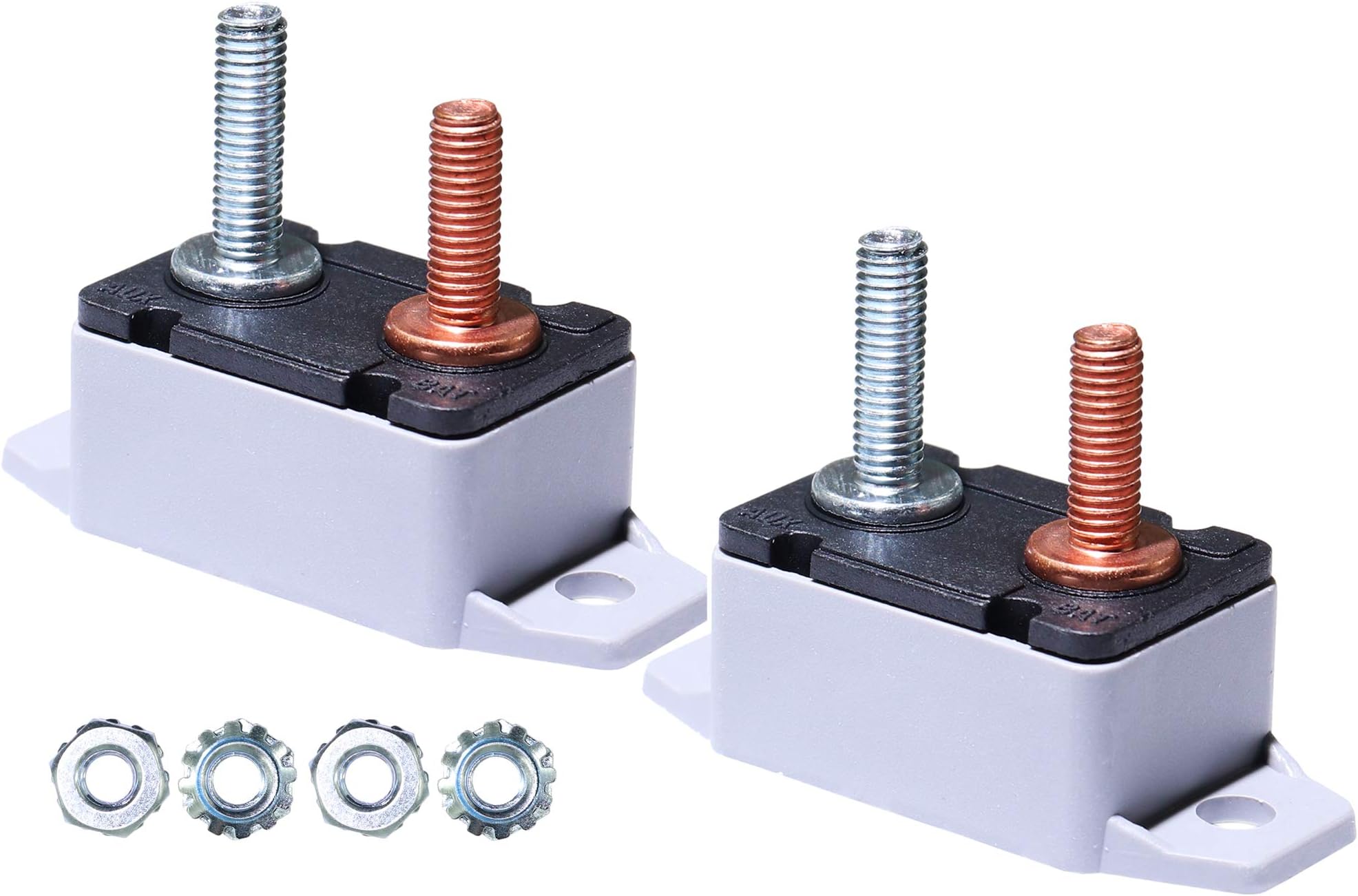 24V 50A Automatic reset circuit breaker, overcurrent circuit breaker with fixed wings