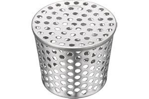 uxcell PVC Termination Mesh Screen Vent Covers, Fit 2.68" to 3.27" 304 Stainless Steel Gutter Guard Filter, Conical Exhaust P