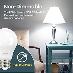 Linkind A19 LED Light Bulb, 60W Equivalent Light