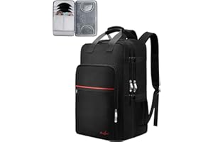 Musbeat DJ Backpack, 40L Large DJ Controller Case Compatible for DDJ-REV1, DDJ-FLX4, DJ 400, Numark, Travel DJ Gig Bag for 17inch Laptop TSA Flight Approved, DJ Cable Bag for DJ Accessories Equipment