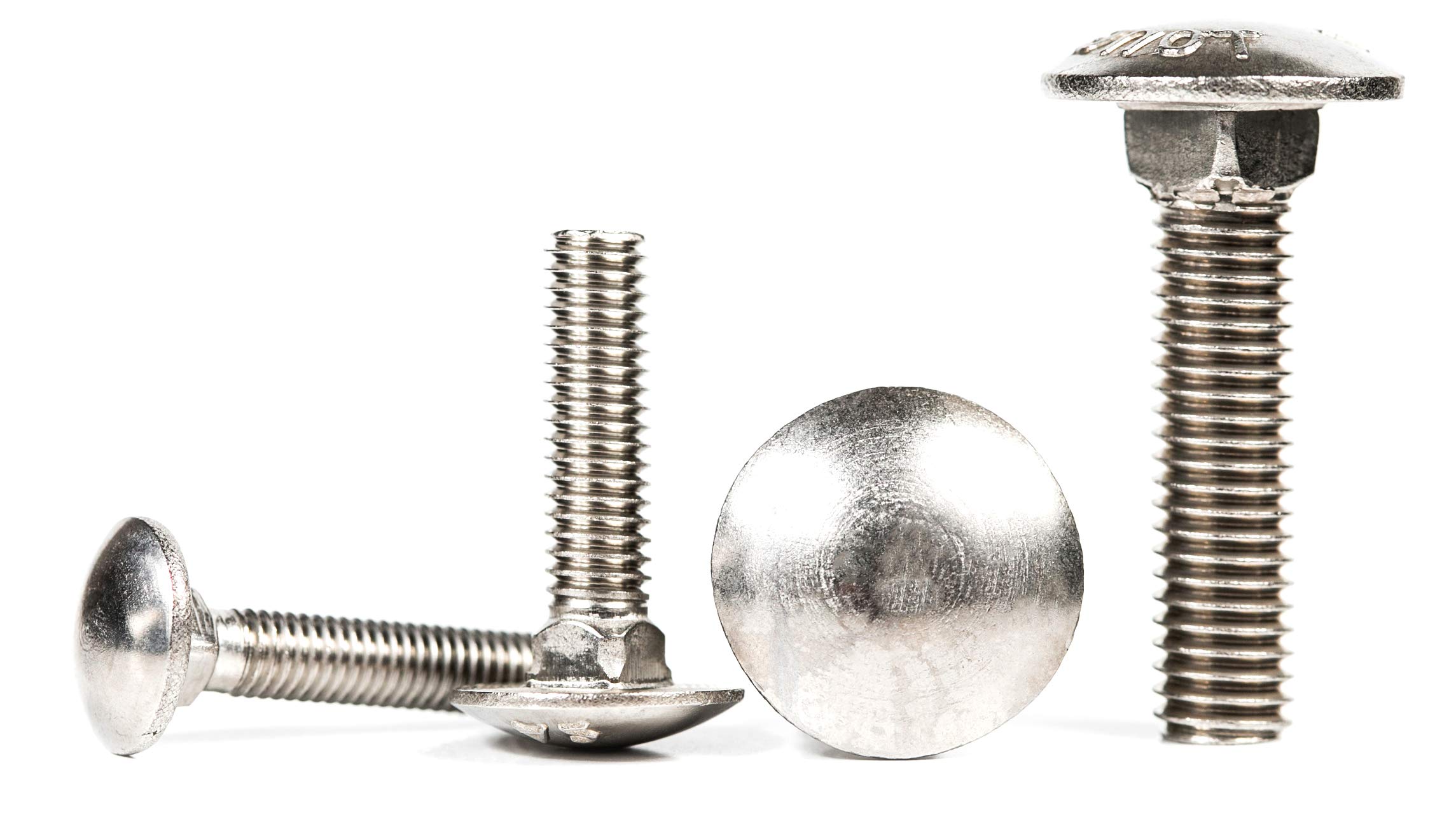 M6 (6mm x 50mm) Stainless Steel Carriage Bolts/Cup Square Coach Screws (Box of 100) H03BC