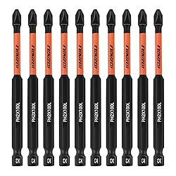 LOZAGU 10-Piece Phillips Bits #2 Impact