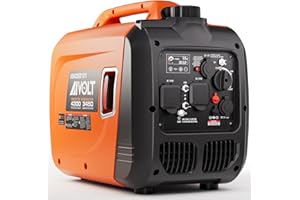 AIVOLT Inverter Generator 4300W Gas Powered Portable Super Quiet Outdoor Generator RV Ready for Camping Tools and Home Use, EPA Compliant