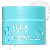 TULA Skin Care 24-7 Hydrating Day & Night Cream - Nourishing Moisturizer for Face, Maintain Skin Balance & Improve Skin Smoothness, Contains Watermelon & Apple Extract
