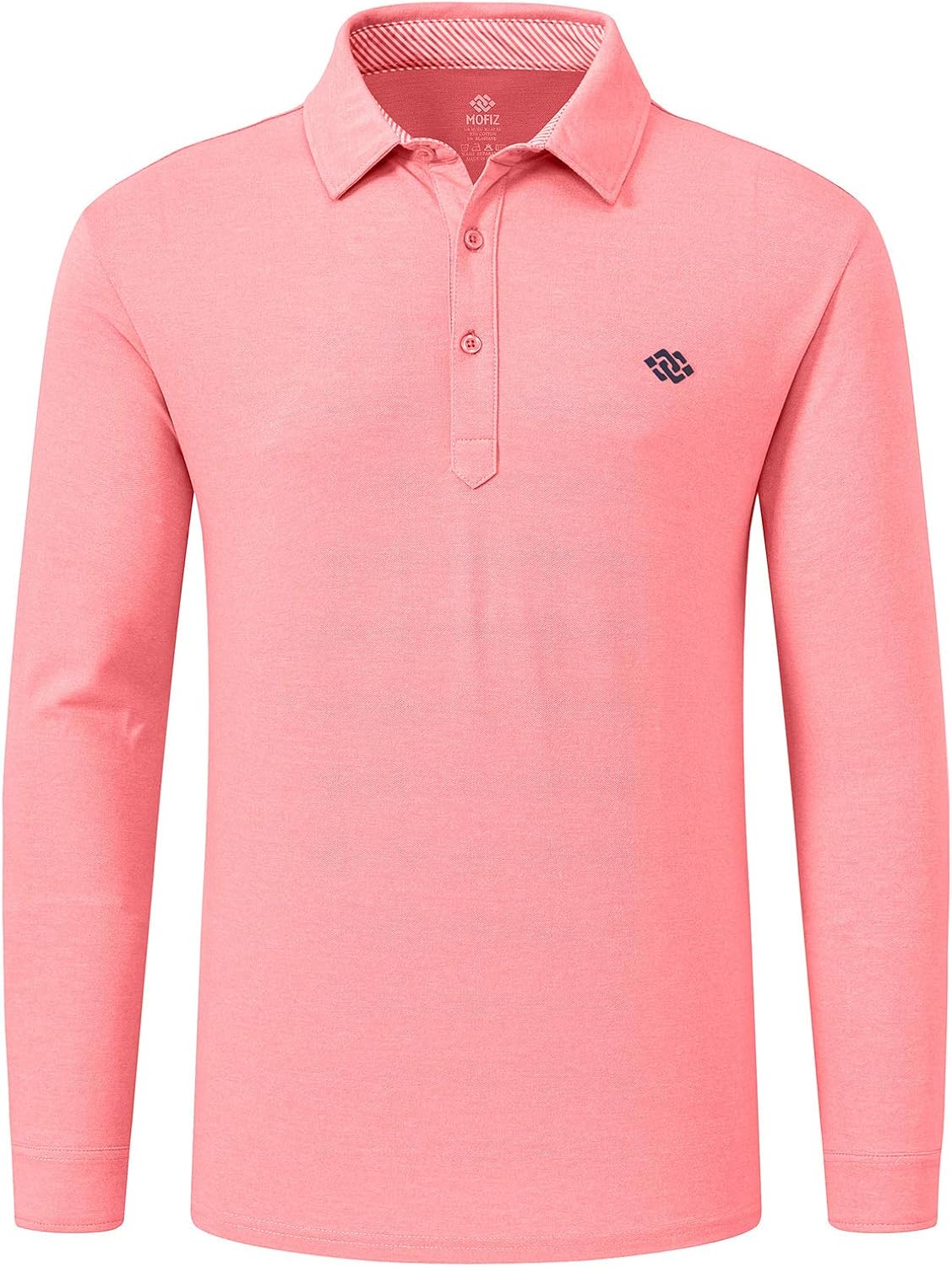 MoFiz Men's Golf Shirt Polo Shirts Men's Athletic Shirts & Tees Classic Long Sleeve Causal