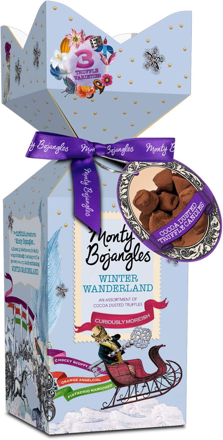 Monty Bojangles French Cocoa Dusted Truffles Gift Box (Winter Wanderland)
