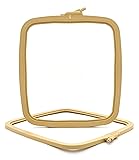 Nurge Beige Large (No:4) Plastic Square Embroidery