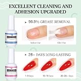TOMICCA Nail Dehydrator & Primer Set Acid Free Protein Bonding Gel Acrylic view 3