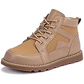 Frank Mully Kids Ankle Boots Boys Girls Outdoor Booties Kids Comfort Work Boot Lace Up Hiking Shoes (Toddler/Little Kid/Big Kid)