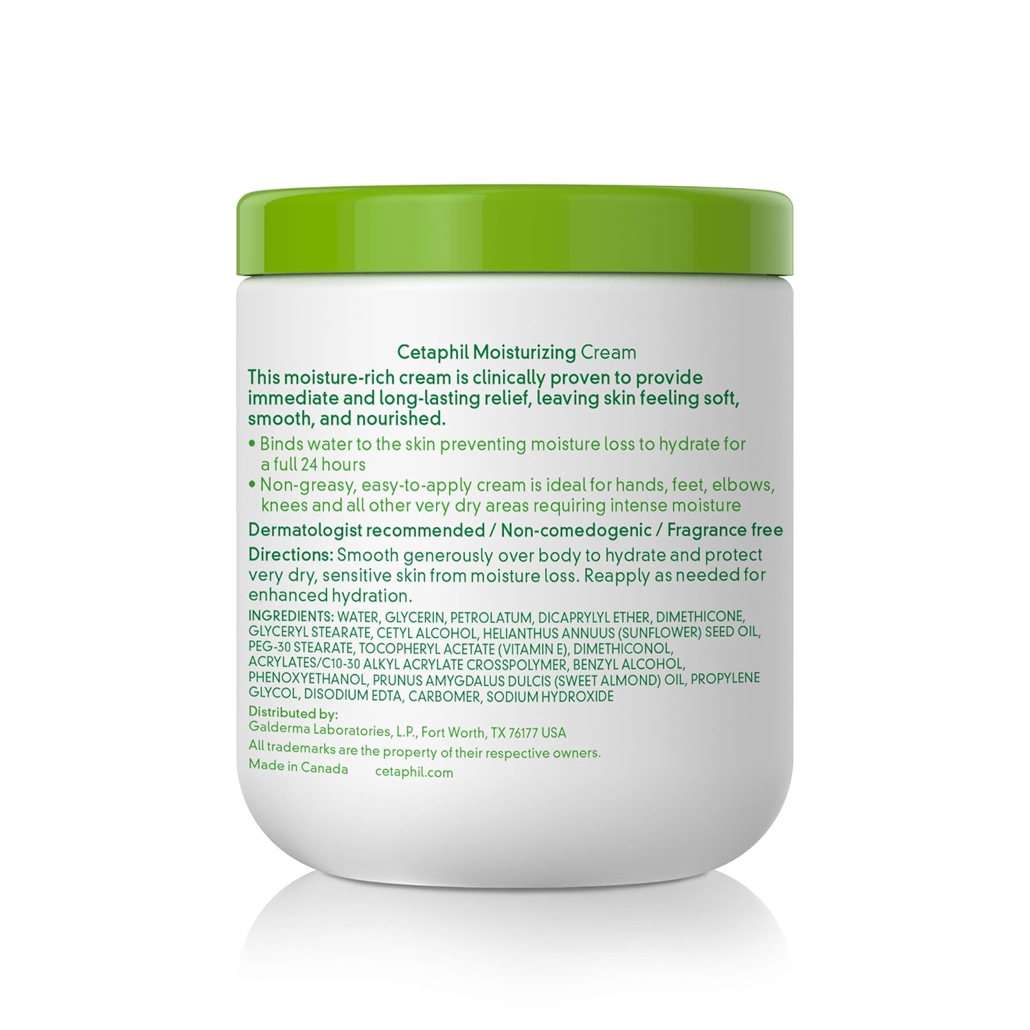 CETAPHIL Moisturizing Cream | 20 oz | Hydrating Moisturizer For Dry To Very Dry, Sensitive Skin | Body Cream Completely Restores Skin Barrier | Fragrance Free | Non-Greasy | Dermatologist Recommended: Beauty