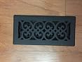 Decor Grates Bodenregister-Set (8 Stück) – 5,1 X 30,5 Cm, Schwarz, Strukturiert, Mit Kunststoff-Dämpferbox