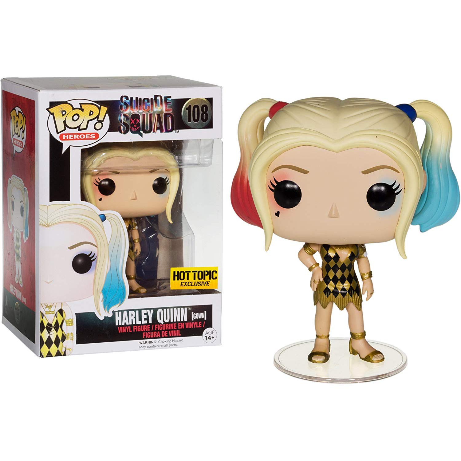 Amazoncom Funko Harley Quinn Gown Hot Topic Exclusive