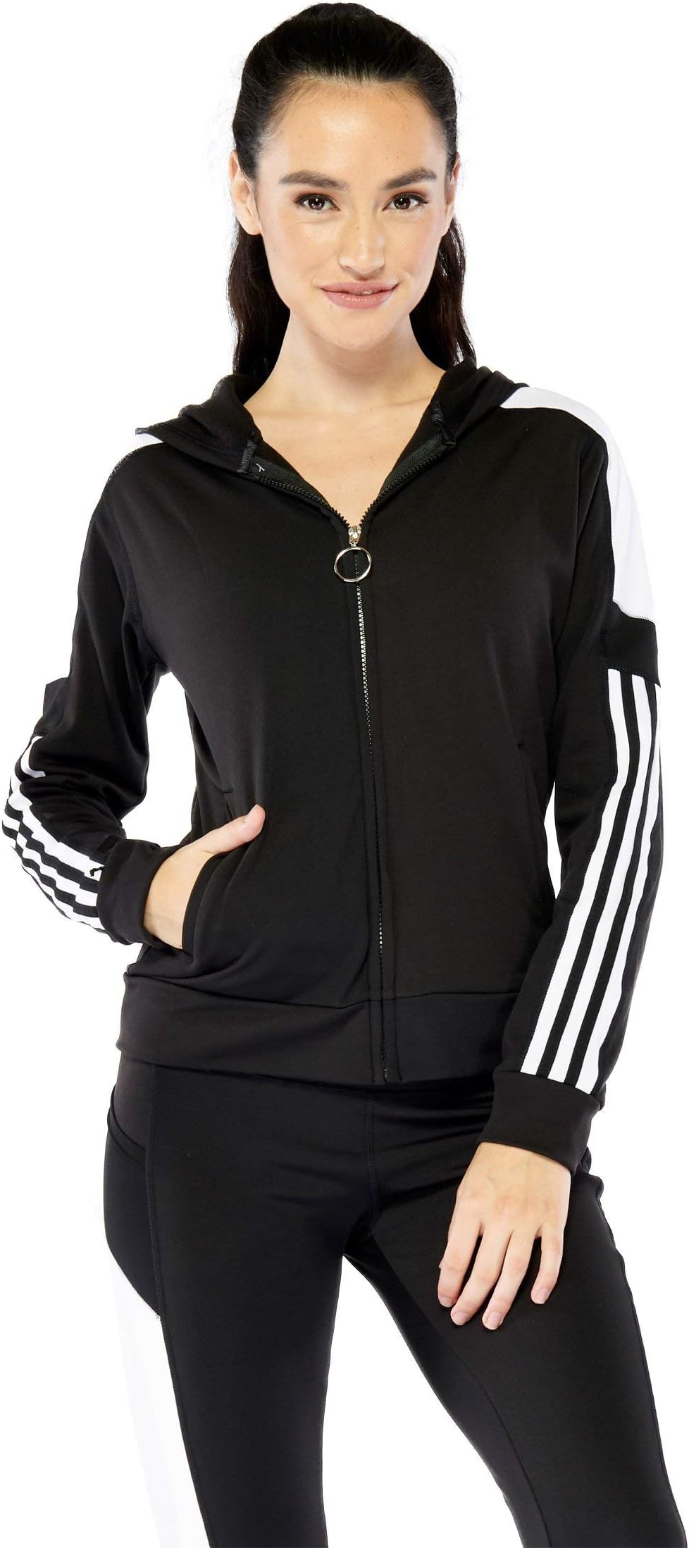 ELECTRIC YOGA MICHELE BOHBOT Fleece Lined Women's Active Elsa Track Zip Up Jacket