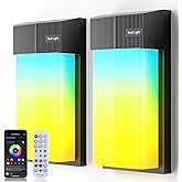 OIYN Smart Outdoor Wall Light, RGBWW LED Porch Light with 30 Scene Modes, 1500LM, IP65 Waterproof, DIY Color-Changing Wall La