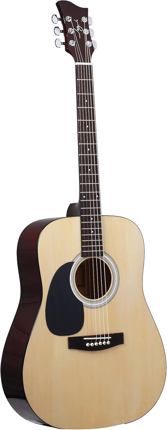 Jay Turser JJ45LH Lefthanded Dreadnought Acoustic Guitar Natural