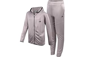 New Balance Boys Sweat Suit Set - 2 Piece Soft Performance Fleece Zip Up Hoodie and Jogger Track Pants for Boys (Sizes: 8-16)