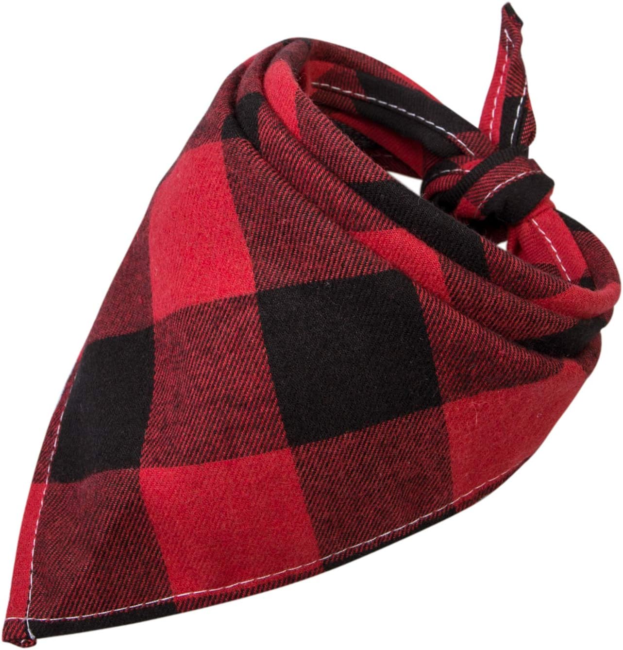 6 Pack of Dog Bandana Washable Reversible Triangle Bibs Scarf, Plaid Painting Kerchief for Small/Medium Dogs and Cats : Pet Supplies
