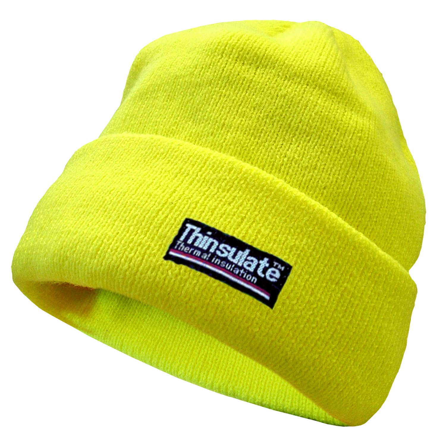 Yellow Beanie Hat with Thinsulate Liner 