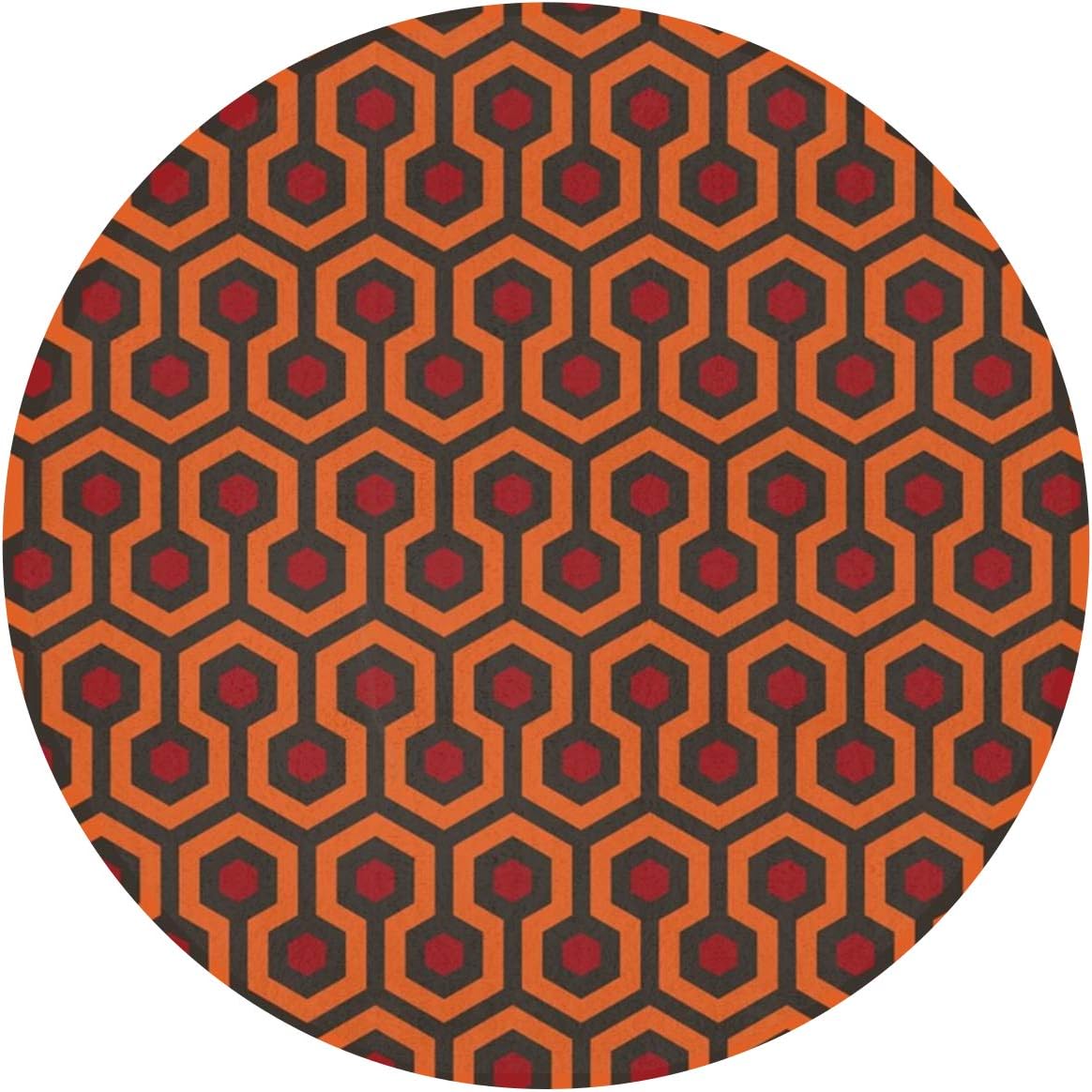 NiYoung Best Play Mat Carpet for Kids Room Decorations & Teepee Tent The Shining Overlook Hotelr Area Rug Non-Slip Round Mat for Bedroom Living Room Kitchen Nursery and More